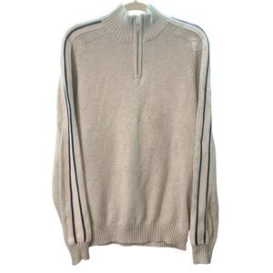 American Rag 100% Cotton front zipper sweater SIZE L